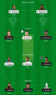 CB vs DB Dream11 Team - 2